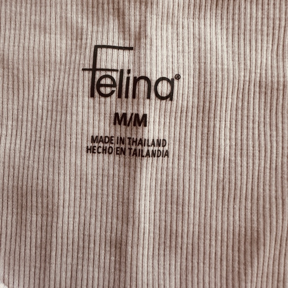 FELINA Pretty 🤩 Coral, Palest Pink & Olive Green Set of 3 Tank Tops 💫 Medium - Picture 12 of 12